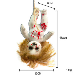 Poupée zombie reborn d'horreur pour Noël et Halloween, accessoires de décoration, vente en gros - Product Image 5