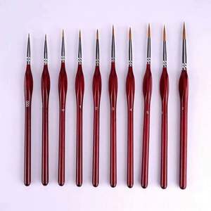 Juego de 10 Pinceles de Acero Inoxidable Golden Maple para Detalles, Pinceles en Miniatura para Pintura Artística Fina, Acrílico, Acuarela, Óleo - Product Image 3