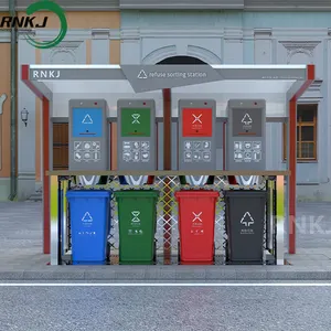 Bacs de séparation des déchets Équipement intelligent de collecte des déchets Garbag Container