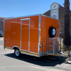 Remolque para hacer crepas cuadradas con certificación CE DOT, equipo completo para cocina móvil de comida rápida con doble placa para hot dogs. - Product Image 5