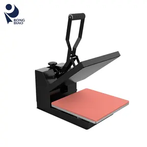 Flat Manual Heat Press Machine High Pressure fabric t-shirt Printing Heat Transfer Machine