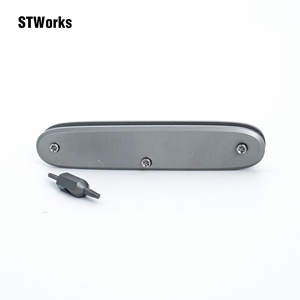 Alliage de titane fabriqué en Chine gr5 surface sablée argent balances de manche de <span class=keywords><strong>couteau</strong></span> de l'armée <span class=keywords><strong>suisse</strong></span> - Product Image 6
