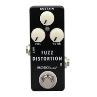 MOSKYaudio FUZZ DISTORTION Mini pédale de guitare pour ukulélé et basse-Prix de gros