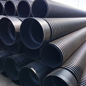 Chất lượng cao Đen HDPE đôi tường sóng cống cống ống linh hoạt bền giá thấp chịu áp lực cao - Product Image 2