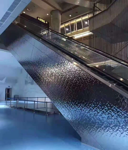 Fábrica al por mayor colorido astilla espejo 8K en relieve hoja de acero inoxidable Material ondulación del agua - Product Image 4