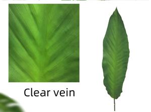 Décoration Caoutchouc simulation série feuilles DIY arrangement floral avec plante verte paysage feuilles Oiseaux de paradis - Product Image 5