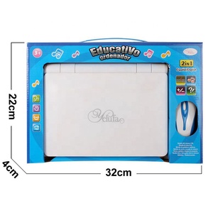 Trẻ Em Song Ngữ Tiếng Anh Và Tây Ban Nha Giáo Dục Học Tập Máy Đồ Chơi Đa Chức Năng Máy Tính Máy Tính Xách Tay Học Tập Đồ Chơi Với Âm Nhạc - Product Image 5