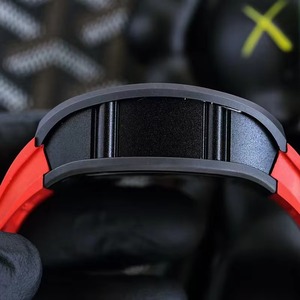 Montre mécanique automatique de luxe étanche pour homme, mouvement squelette, aiguilles lumineuses, bracelet en caoutchouc sport tonneau 44 mm - Product Image 3