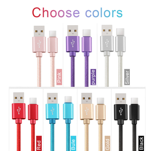 1m 2m 3m Type C Cord <strong>USBC</strong> Charger Nylon Braided Fast <strong>Charging</strong> USB-C <strong>Cable</strong> for Phones - Product Image 4