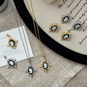 จี้เงินแท้ S925 ประดับเพชร CZ สไตล์วินเทจ เครื่องประดับสำหรับผู้หญิง - Product Image 5