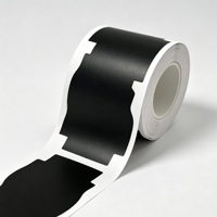 Étiquettes autocollantes en papier écologique découpées sur mesure, à forte adhérence, finition mate pour emballage de bougies et impression de logo