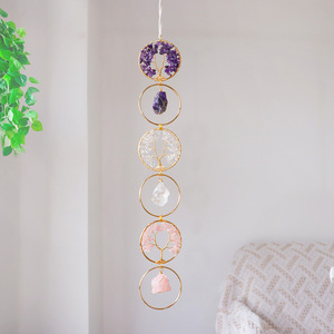 Bán Buôn Chất Lượng Cao Pha Lê Và Tay Làm Việc Cuộc Sống của Cây Pha Lê Tường Treo Trang Trí Nội Thất Tự Tình Yêu Năng Lượng Nhẫn - Product Image 2