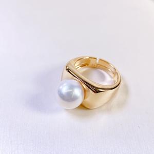 แหวนเงินแท้ S925 ประดับมุกน้ำจืดธรรมชาติทรงสี่เหลี่ยม ขนาด 10-11 มม. ดีไซน์ทันสมัย ปรับขนาดได้ พร้อมกล่องของขวัญ - Product Image 3