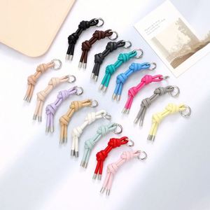 Multi-Color <b>Ring</b> Holder Pu Leather Car Universal Unisex <b>Key</b> Chain - Product Image 1