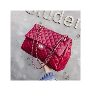 2024China Supplier New Design Luxury Women Handbag Pu Leather Lady Shoulder Bag With Chain Ladies Hand Bag