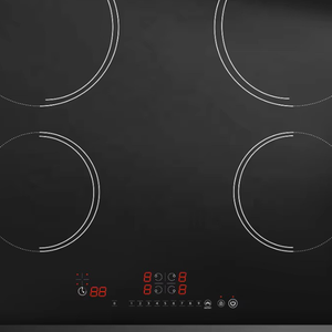 Placa de Inducción Integrada de 4 Quemadores con Panel de Vidrio Cerámico, Electrodoméstico de Cocina - Product Image 4