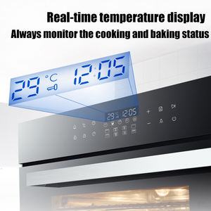 Affichage LED <span class=keywords><strong>Four</strong></span> simple en acier inoxydable encastré pour la pâtisserie à domicile Hôtel - Product Image 4