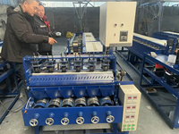 Éponge en métal de boule propre de cuisine à grande vitesse de 6 têtes faisant la machine pour produire la boule de nettoyage en acier de récureur