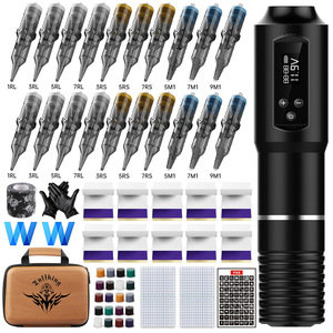 Kit de tatuaje Tuffking, pluma inalámbrica recargable con pantalla, juego completo para artistas del tatuaje - Product Image 2