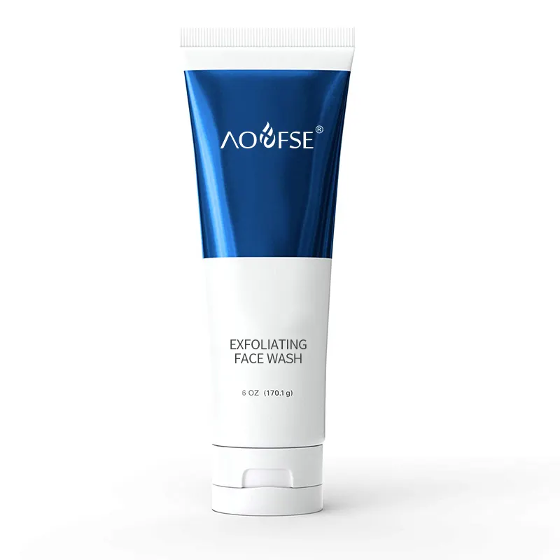 Private Label Natuurlijke Organische Exfoliërende Anti Aging Met Aloë Extracten Rimpel Gezicht Wassen Gezichtsreiniger Gezicht Cleanser