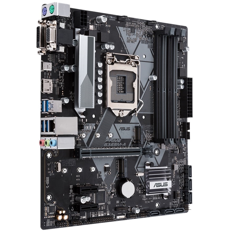 ASUS B365M-A avec 4 emplacements RAM