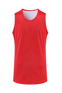 2024 индивидуальная Двусторонняя сетчатая баскетбольная майка без дна тренировочная одежда для мужчин тренировочная майка - Product Image 4