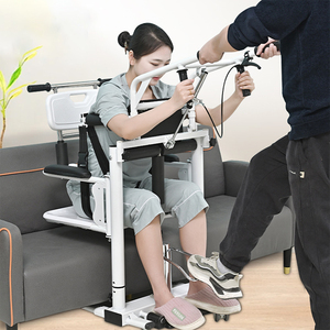 Nouvel Arrivage <span class=keywords><strong>Fauteuil</strong></span> de transfert de patient hydraulique, <span class=keywords><strong>fauteuil</strong></span> roulant médical d'aide au déplacement, bleu CZX-Y06, équipement de réadaptation - Product Image 4