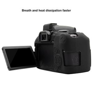 PULUZ – coque de protection en Silicone souple pour appareil photo <span class=keywords><strong>Canon</strong></span> EOS R R5 5D 6D <span class=keywords><strong>M50</strong></span> G7X2 77D 80D 650D 800D 1300D DSLR - Product Image 5