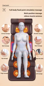 S87 Hochwertiges Elektrisches Knetmassagegerät <span class=keywords><strong>Shiatsu</strong></span> Ganzkörper-Vibrationsmassage Rückenmassagekissen - Product Image 4