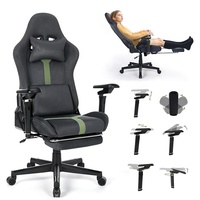 Chaise de Gaming Ergonomique 6D en Tissu Respirant avec Repose-Pieds pour Adultes, Modèle Premium 2026, Vente en Gros au Koweït, Prix Abordable