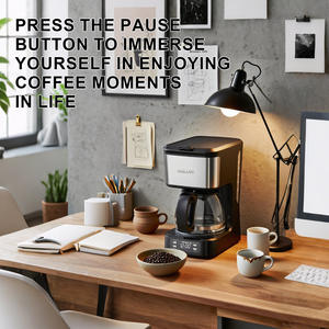 <span class=keywords><strong>เครื่อง</strong></span><span class=keywords><strong>ชง</strong></span><span class=keywords><strong>กาแฟ</strong></span>เอสเพรสโซกึ่งอัตโนมัติ <span class=keywords><strong>SOKANY</strong></span> 1800 วัตต์ 1.8 ลิตร สแตนเลส พร้อมแรงดัน 12 บาร์ ตั้งเวลา รักษาความร้อน สำหรับใช้ในบ้านและโรงแรม - Product Image 5