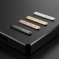Placa de Identificación Personalizada para Maquinaria Industrial, Duradera, Resistente a la Corrosión, de Aluminio Anodizado, Etiqueta de Identificación de Activos, Panel de Máquina, Código QR de Serie