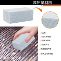 Briques de nettoyage pour barbecue extérieur, petites briques grises, pierres flottantes pour barbecue, pierres de nettoyage