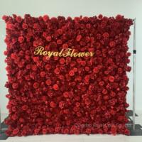 Flower Wall Backdrop 8ft X 8ft Wedding Ceiling Backdrop Decor Backdrop Stand for Decoration Event Decoration Supplies