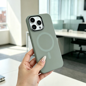 เคสโทรศัพท์ซิลิโคนขายส่ง S010 สำหรับ iPhone 17 16 15 14 Pro Max Plus ฝาหลังมือถือพร้อมแม่เหล็ก Coque Telephone - Product Image 1