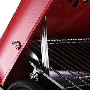 OEM venta al por mayor carro hogar al aire libre jardín fiesta carbón <span class=keywords><strong>barbacoa</strong></span> parrillas Hamburgo estilo cuadrado parrillas de <span class=keywords><strong>barbacoa</strong></span> fácil de mover - Product Image 5