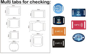 Wholesale Sublimation Waterproof NFC Customized RFID <b>Smart</b> Wristband Badge Holder for Exhibition Exhibition VIP Pass - Product Image 5