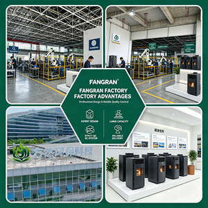 Poêle à granulés de <span class=keywords><strong>bois</strong></span> industriel Fangran 40B 6kW, chauffage haute efficacité pour les commerces, les restaurants - Product Image 6