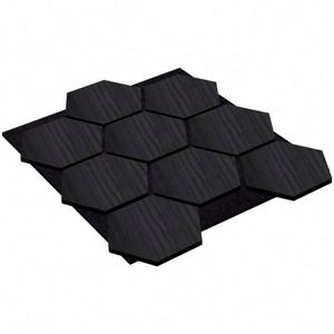 Paneles Acústicos Hexagonales de Aislamiento Acústico Arquitectónico para Hoteles, Ignífugos, Ecológicos, NRC 80%, Diseño Gráfico - Product Image 5