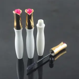 Miễn Phí Vận Chuyển MOQ 500 Cái TM-M326 11Ml Hoa Hồng Hình Dạng Mascara Chai Mascara Container Rose Ống Cho Mascara