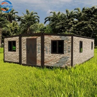 WinFair Luxe 30Ft 2 Chambre à coucher Extensible Container House Villa Maisons Préfabriquées Moderne Haut de Gamme à Vendre en Grèce