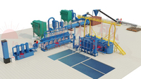 Presse à bois automatique pour la production de briquettes de sciure/copeaux de bois pour la fabrication de charbon de bois, capacité de 300-500 kg/h, sans pollution