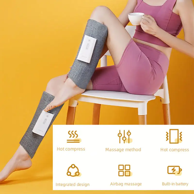 Yeni ürünler taşınabilir ayak ve ayak masaj aleti makine sıkıştırma masajı kablosuz isıtma hava sıkıştırma ayak masajı