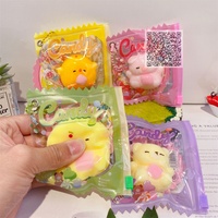 Sachet de bonbons ASMR Mochi Squishy, jouet anti-stress animalier Kawaii emballé individuellement, sachet surprise pour machine à griffes et distributeur de jouets de jeu d'arcade