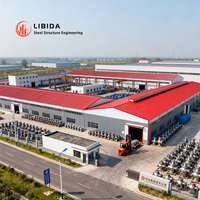 Usine préfabriquée de travaux industriels Entrepôt de structure métallique Atelier de structure métallique Entrepôt préfabriqué