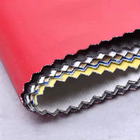 Fabricant sur mesure de cuir synthétique embossé en PU à la mode, tissu en cuir synthétique chinois pour vêtements