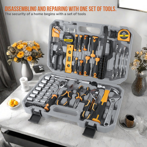 Juego de Herramientas de Reparación de Automóviles Multifuncional Hi-Spec de 139 Piezas, Acero con Alto Contenido de Carbono, Herramientas Manuales Básicas para el Hogar, Estuche Rígido, OEM - Product Image 3
