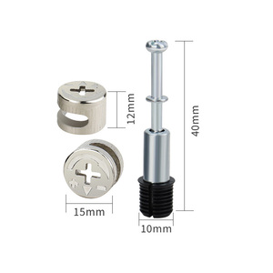 ตัวเชื่อมต่อเฟอร์นิเจอร์ 3 in 1 รุ่น Dynamics Fitting Joint Connector Mini Fix Excentric Cam Rafix Connector สำหรับเชื่อมต่อตู้ - Product Image 1