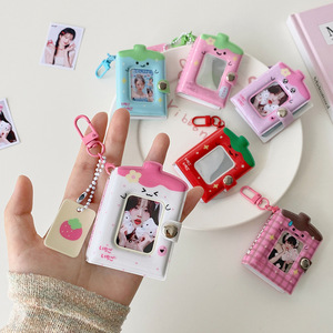 Vente en gros nouvelle bouteille de lait en PVC <span class=keywords><strong>mini</strong></span> <span class=keywords><strong>album</strong></span> <span class=keywords><strong>photo</strong></span> livre <span class=keywords><strong>porte</strong></span>-clés 2 pouces <span class=keywords><strong>porte</strong></span>-carte <span class=keywords><strong>porte</strong></span>-clés Kpop idole <span class=keywords><strong>Album</strong></span> <span class=keywords><strong>photo</strong></span> - Product Image 5