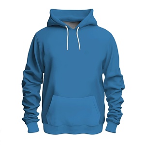 Sweat à capuche athlétique pour homme Automne 2025, en Polyester/Coton 500 g/m², délavé à l'acide, anti-rétrécissement, avec logo personnalisé, ODM, polaire sportive chaude - Product Image 4